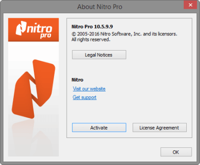 nitro pro 10 serial number only